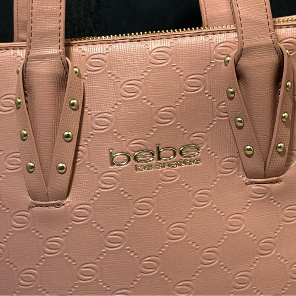 2/$25 Pink Trapezoid Tote with Double Handles and Zipper - Picture 10 of 15